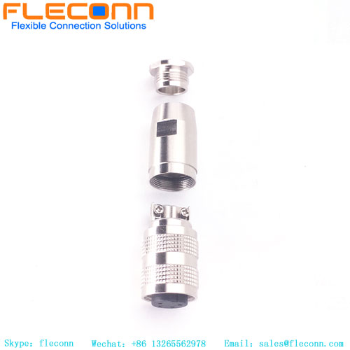 M16-Serie IP67 4-poliger wasserdichter M16-Rundsteckverbinder