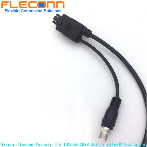 Molex 3,5-mm-Raster 8-poliges weibliches Kabelbaumkabel auf RJ45