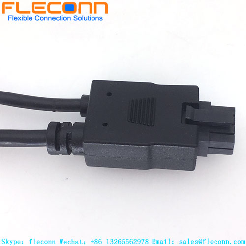 Molex 3,5-mm-Raster 8-poliges weibliches Kabelbaumkabel auf RJ45