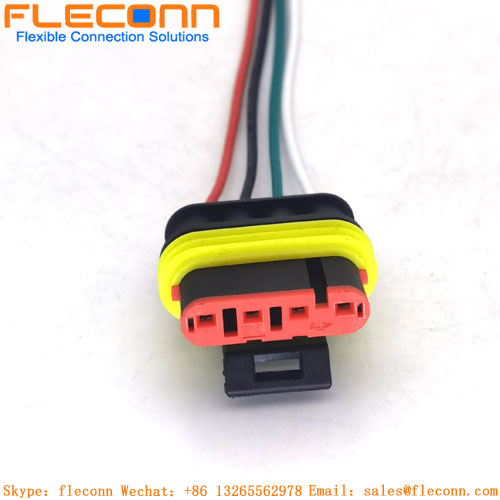 TE AMP Superseal 1,5-mm-Gehäuse für Kabelbaum mit Buchsenklemmen