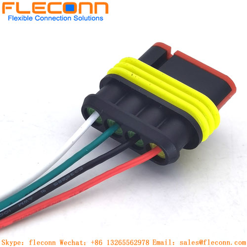 TE AMP Superseal 1,5-mm-Gehäuse für Kabelbaum mit Buchsenklemmen