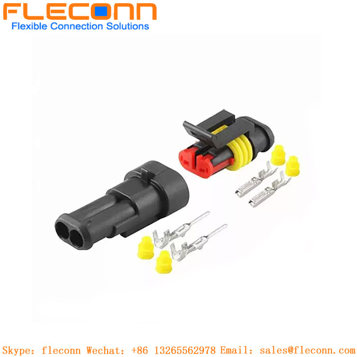 Custom Amp 1.5 Superseal Series 2p 3p 4p 5p 6p Wasserdichter Kfz-Steckverbinder-Kabelbaum