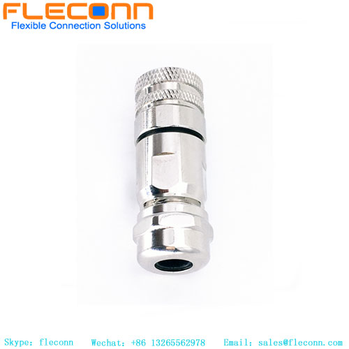 M12 Metallgehäuse Stecker