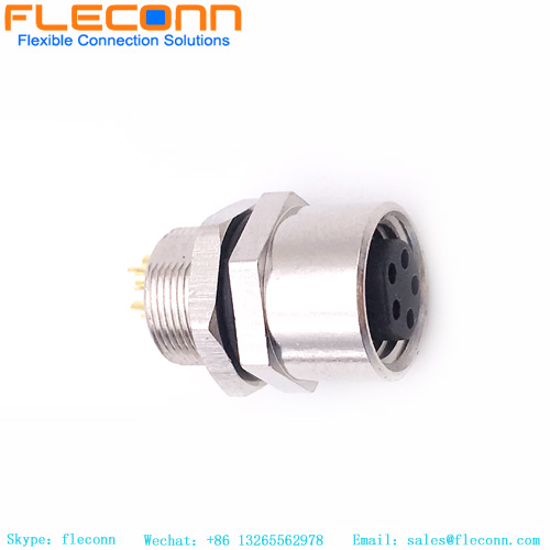 M8 5-poliger Steckverbinder für Panelmontage