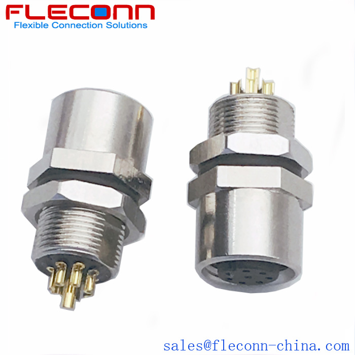 M8 8-poliger Steckverbinder