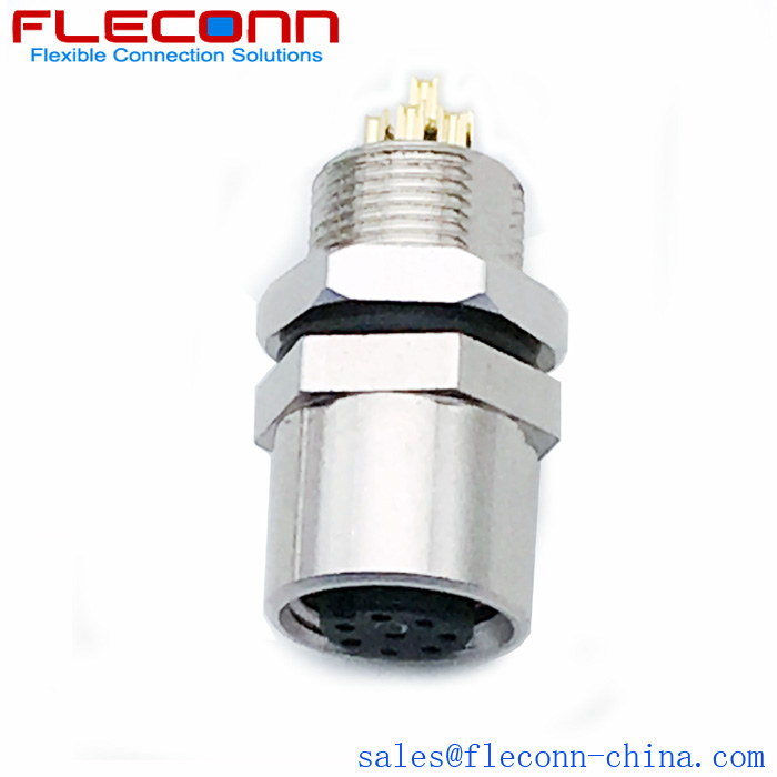 M8 8-poliger Steckverbinder