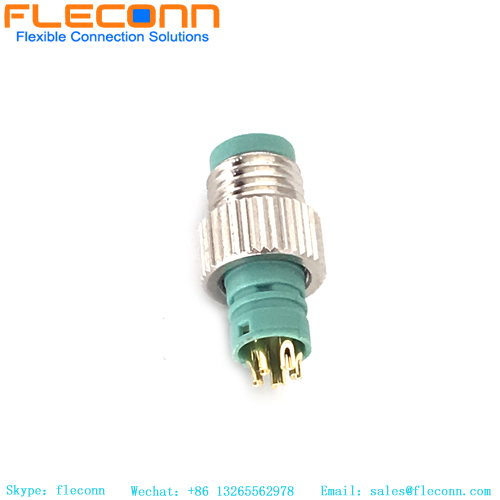 M8-Stecker, 5-poliger B-Code-Formstecker