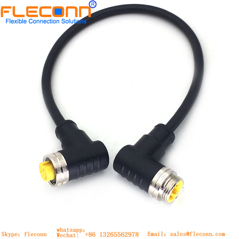 M12 Industrial Ethernet X-kodiertes 8-Pin-Buchsenstecker, wasserdichtes Kabel