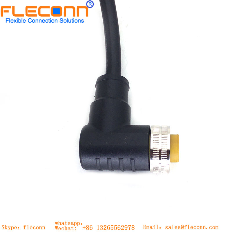 M12 Industrial Ethernet X-kodiertes 8-Pin-Buchsenstecker, wasserdichtes Kabel