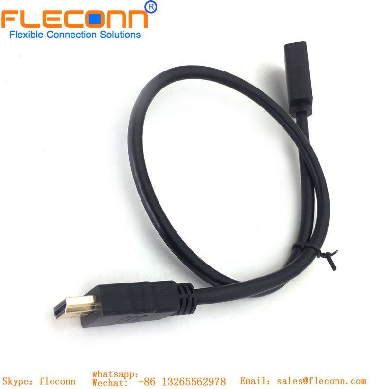 HDMI-Kabel Version 1.4 3D drehbares 180-Grad-Winkel-HD-Kabel