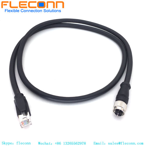 M12 Female To Rj45 Cable