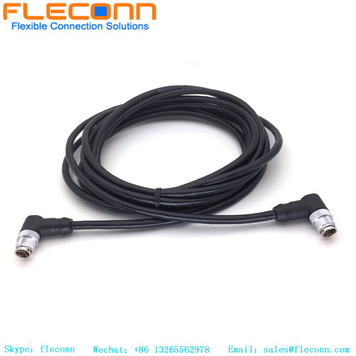 M12 8 Pin X-coded Male Connector Cable