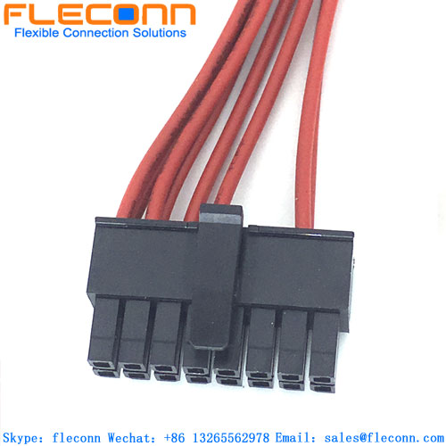 M12-X 8 Pin Female Panel Mount Connector