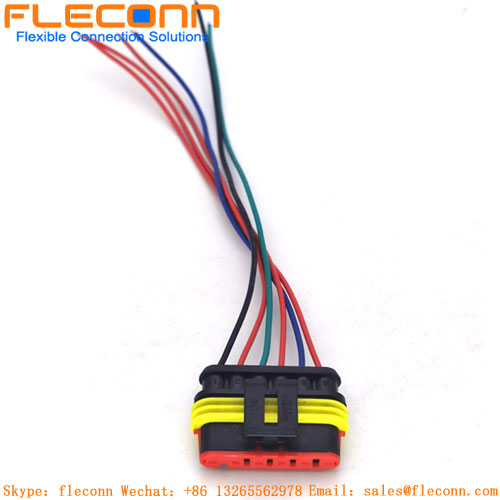 AMP Superseal IP67 wasserdichter Steckverbinder-Kabelbaum 282090-1