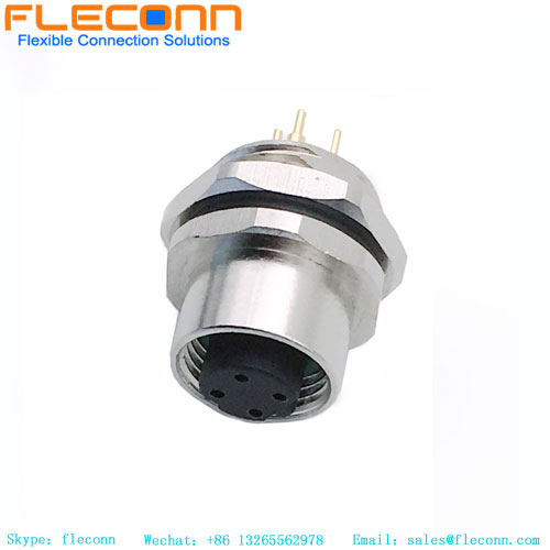 M12-Stecker für Panelmontage