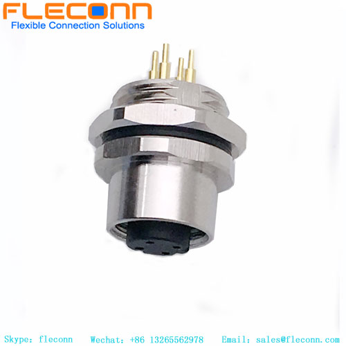 M12-Stecker für Panelmontage