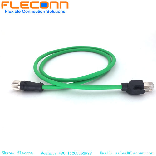 M12-zu-RJ45-Kabel