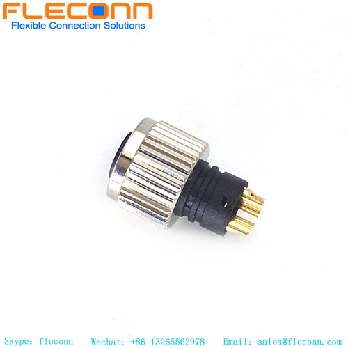 M8 4 Pin Female Solder Wire Connector