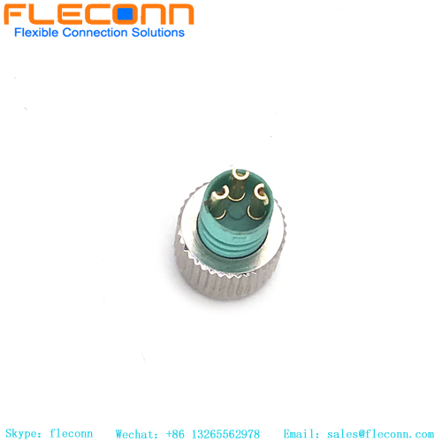 M8 3 Pin Solder Wires Connector