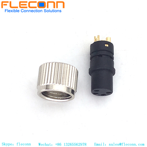 M8 4 Pin Molded Cable Connector