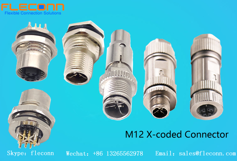 M12 X-kodierter Steckverbinder