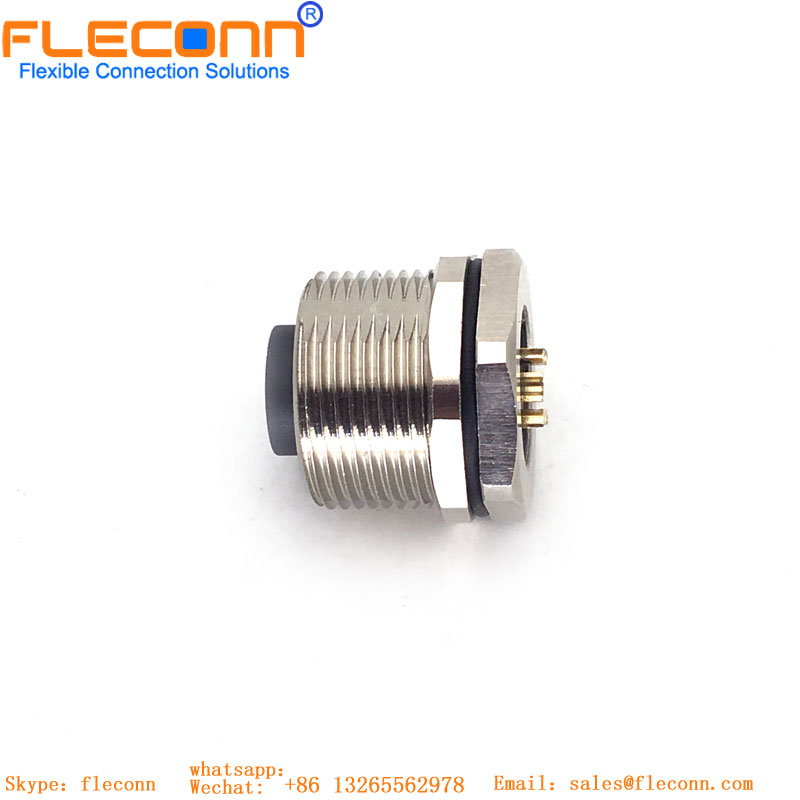 M12 17-poliger runder Steckverbinder mit Metallabschirmung