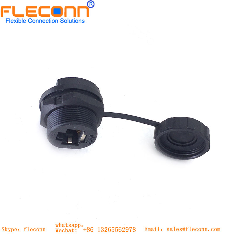 RJ45-Anschluss für die Plattenmontage, wasserdicht panel mount rj45 connector waterproof