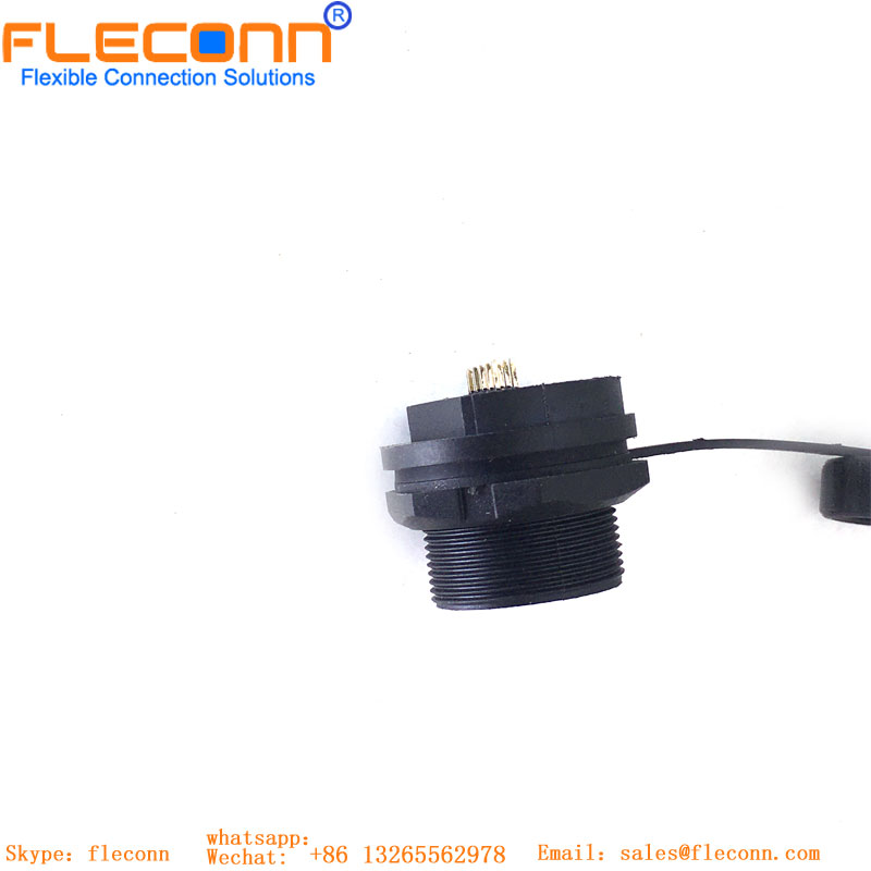 Wasserdichter RJ45-Anschluss für die Frontplattenmontage (IP67) Ip67 waterproof panel mount rj45 connector